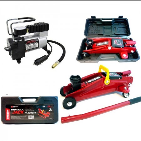 Αεροσυμπιεστής 150W +Κροκοδείλος 2t. 135-320 mm PATRON