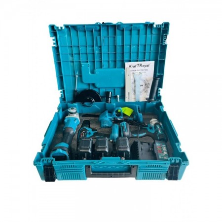 ΣΕΤ 4 ΣΕ 1 ΑΛΥΣΟΠΡΙΟΝΟ,ΓΩΝΙΑΚΟΣ ΤΡΟΧΟΣ ΜΠΟΥΛΟΝΟΚΛΕΙΔΟ-ΚΡΟΥΣΤΙΚΟ ΚΑΙ ΚΑΤΑΒΙΔΙ ΜΠΑΤΑΡΙΑΣ 3 ΜΠΑΤΑΡΙΕΣ 36V 8,0AH ΣΕ ΒΑΛΙΤΣΑ ΣΕΤ 4 ΣΕ 1 ΑΛΥΣΟΠΡΙΟΝΟ,ΓΩΝΙΑΚΟΣ ΤΡΟΧΟΣ ΜΠΟΥΛΟΝΟΚΛΕΙΔΟ-ΚΡΟΥΣΤΙΚΟ ΚΑΙ ΚΑΤΑΒΙΔΙ ΜΠΑΤΑΡΙΑΣ 3 ΜΠΑΤΑΡΙΕΣ 36V 8,0AH ΣΕ ΒΑΛΙΤΣΑ