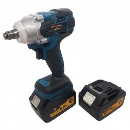 Επαναφορτιζόμενο κρουστικό μπουλονόκλειδο 36V 10Ah KraftRoyal Επαναφορτιζόμενο κρουστικό μπουλονόκλειδο 36V 10Ah KraftRoyal