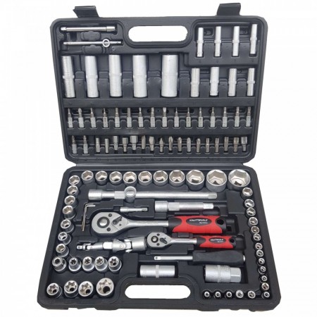 Γερμανική Βαλίτσα StahlMayer με 108 Εργαλεία με 2 καστάνιες Γερμανική Βαλίτσα StahlMayer με 108 Εργαλεία με 2 καστάνιες