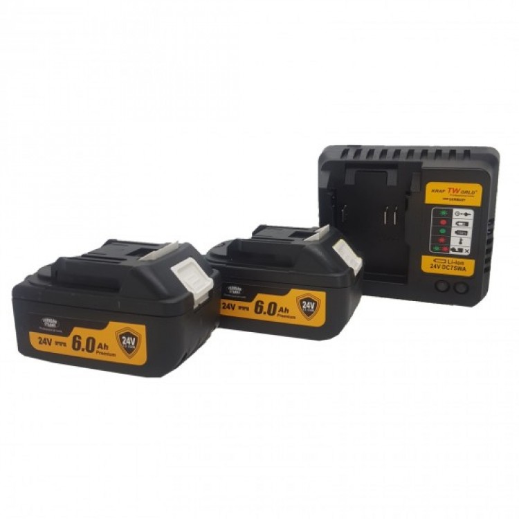Γωνιακός Τροχός Μπαταρίας 125mm KraftRoyal 36V 